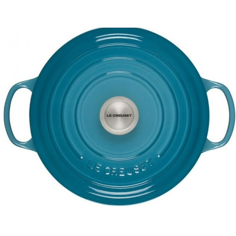 Le Creuset Signature Cast Iron Round Dutch Oven, 4 1/2-Qt.,[ Blue] 