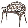 thumbnail image 2 of 38.5" Modern Practical and Fashionable Cast Aluminum Outdoor Courtyard Decoration Park Leisure Rose Chair Outdoor Patio Furniture ​Stylish Decoration, 2 of 7