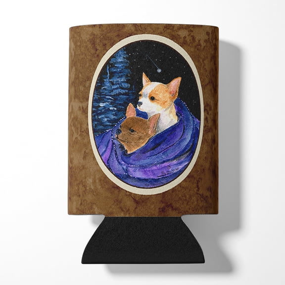 Carolines Treasures SS8513CC Starry Night Chihuahua Can Or bottle sleeve Hugger - 12 oz.