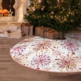 thumbnail image 5 of Haiem Fireworks Pattern Christmas Tree Skirt Merry Christmas Party Christmas Tree Decoration,New Year Decorations-30", 5 of 6