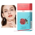 thumbnail image 1 of 20 barras de de hisopo de a prueba de agua, fácil de llevar, no es fácil de manchar la vaso, embalaje de caja, conveniente y portátil rojo Colco lápiz labial con hisopo de algodón, 1 of 8