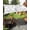White, variant on Abstract Style Sun Sail Shades Rectangle Canopy,Sunlight Block Heavy Duty Curved Backyard Shade Cover,Black Face Line Modern Character Art Waterproof Sun Shades for Patios Garden Pergola 6.5'x10'