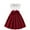 Red, variant on Bearichfupo Girls' Cute Fashion Personality Princess Dress With Solid Color Lace Bow Tie, Sizes 7-8 Years