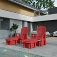 thumbnail image 2 of Wildridge Heritage Gliding Footrest, Cardinal Red - Outdoor Weather Resistant HDPE Ottoman for Adirondack Chair, 2 of 4