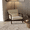 Chenille beige, variant on Ergonomic Comfort Mid-Century Accent Chair - Chenille Brown Upholstery, Walnut Wood Frame, High-Density Cushion, Lumbar Pillow - Perfect for Living Room, Bedroom, Office - Chenille Brown