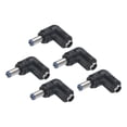 thumbnail image 1 of Uxcell DC Power Connector Adapter 90 Degree Angle Plug Coupler Converter 5, 1 of 6
