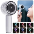 thumbnail image 2 of Transparent Usb Rechargeable Mini Fan For Outdoor Pocket Size Low Noise Cold Fan for Office Travel Home Use, 2 of 5