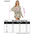 thumbnail image 5 of Women's Collar V Neck Button Down Long Sleeve Mini Shirt Dress with Belt, 5 of 5