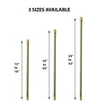 thumbnail image 3 of Bundle 2 Cafe Curtain Rods 12" to 16" and 4 Self Adhesive Hooks Gold, 3 of 5