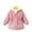 Pink, variant on Zwiiyzr 2-8Y Boys and Girls Hooded Fleece Lined Parka Jacket Kids Thicken Warm Winter Coat Outerwear Pink