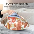 thumbnail image 7 of GZHJMY Mushroom Print Satin Pillowcase for Hair and Skin, Soft and Cozy Cooling Smooth Pillow Cover with Envelop Closure, Standard Size 20x26in Home Decor, 7 of 7