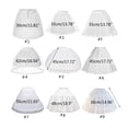 Little Girls White Half Slip Petticoat Tea Length for Flower Girl Half ...