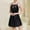 Black, variant on BRGZLK Nightgown for Women Loose Sleepwear V Neck Pajama Dress Soft Nightshirt Sleeveless Nightdress Chemise Black S