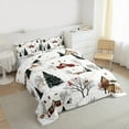 thumbnail image 3 of Castle Fairy 3-Piece Queen Comforter Set - Cabin Tree, Xmas, 3 of 8