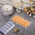 thumbnail image 7 of 150 Pcs Wax Melt Containers, 5-Cavity Wax Melt Clamshell Molds,Clear Empty Plastic Wax Melt Mold for DIY Candles Making, 7 of 7