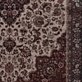 thumbnail image 5 of Contemporary Home Living 3.25' x 5' Ornate Medallion Area Throw Rug - Cream and Red, 5 of 8