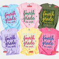 thumbnail image 2 of Custom Grade Level Teacher Comfort Colors Shirt, Teacher Team Tee, Personalized School Staff Shirt, Matching Teacher Team Outfit, Back To School, 2 of 7