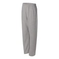 thumbnail image 2 of Jerzees Open Bottom Sweatpants with Pockets for Men, 2 of 5