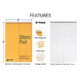 thumbnail image 2 of Better Office Products Steno Pad, White, 120 Pages, 2 of 6