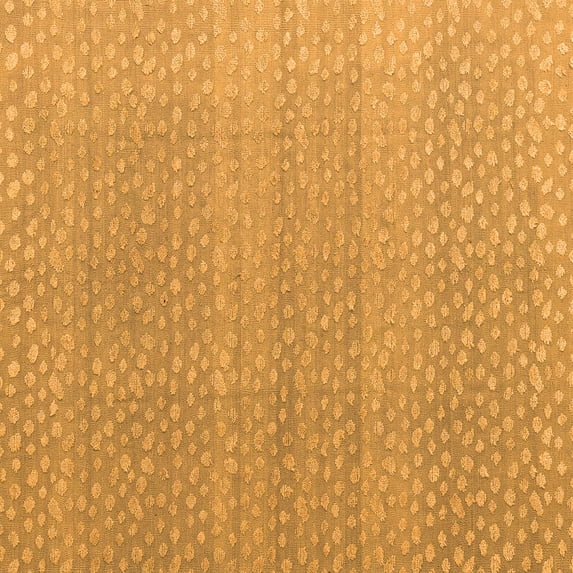 Ahgly Company Indoor Square Abstract Orange Modern Area Rugs, 7' Square