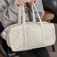 thumbnail image 4 of Quilted Duffle Bag for Women, Cute Floral Bag, Lightweight Gym Tote with Pockets, Overnight Travel Bag, Quilted Duffle Bag for Women, Gifts for Her B, 4 of 7