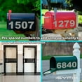 thumbnail image 2 of iSYFIX Silver Vinyl Numbers Stickers - 6 Inch (2 Sets) - Premium Decal Die Cut and Pre-Spaced for Mailbox, Signs, Window, Door, Cars, Trucks, Home, Business, Address Number, 2 of 6