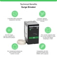 thumbnail image 4 of Dispositivo Protector contra Sobretensión Square D by Schneider Electric HOM2175SB Homeline Blanco c, 4 of 4