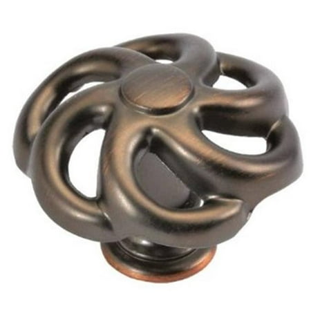 1.25 Inch Bronze Cabinet Knob - Hickory Hardware 1.5 in. Charleston Blacksmith Cabinet Knob