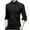 Black, variant on Utoimkio Men's Ice Silk Work Shirts Casual Lightweight Long Sleeve Button Down Solid Dress Shirt Summer Formal Shirt Tops for Men