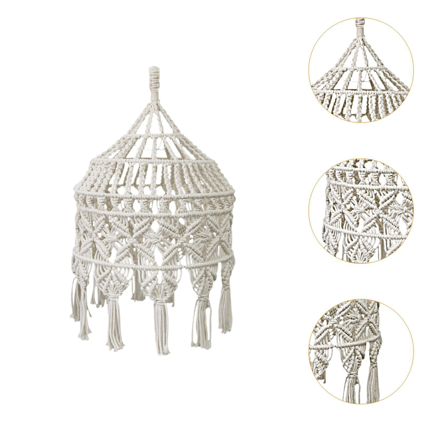 Gazechimp Boho Lamp Shade Ceiling Chandelier Lampshade for Indoor Bathroom Living Room