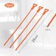 thumbnail image 2 of 6 Pack 25 Inch Snake Drain Clog Remover Tool, Drain Cleaner Hair Clog Remover, Tool Pipe Shower Drain Clog Remover Tool, Sink Snake, Drain Hair Remover for Kitchen Sink Bath Tub Bathroom, 2 of 5