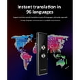 thumbnail image 3 of Black Smart Voice Translator Stick With Bluetooth And Multi Language Translation For Overseas Trips And Conversations, 3 of 7