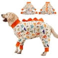 thumbnail image 1 of Pijama para perros LovinPet Recovery, traje antilamido, jurásico, 1 of 7