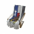 thumbnail image 3 of Reptile Soft Flannel Fleece Throw Blanket, Illustration of Warrior Horned Toad Standing for Texas City American Dream, Cozy Plush for Indoor and Outdoor Use, 50" x 70", Multicolor, by Ambesonne, 3 of 5