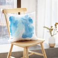 thumbnail image 5 of LALILO Throw Pillow Covers Blue Watercolor White Soft Colorful Cushion Cover 18" x 18", 2 Pack, 5 of 6
