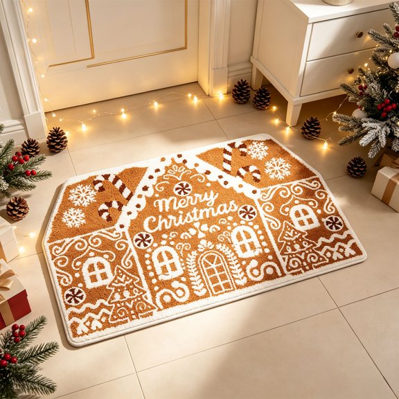 YHAICO Assortment Welcome Mat Washable Welcome Entry Floor Mat Non Slip Rubber Backing Weather Resistant Outdoor Indoor Mat For Home Front Door