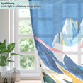 thumbnail image 4 of Yayeee Window Curtains Light Filtering 63"x42" Grommet Panel Pair Home Living Room Decor, Abstract Snow Mountain, 4 of 7