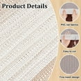 thumbnail image 4 of 2x2 Feet Under Carpet Rug Mats White Non-Slip Rug Pad 0.5mm Thick Rug Pad Gripper Grips Keep Area Rugs Slip and Skid Resistant Pads for Mat Cushion and Hardwood Surface Floor, 4 of 6