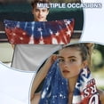 thumbnail image 6 of Garronmavis Patriotic 250th Anniversary Tie Dye Car Seat Towel Cover Non-Slip 1 PC Front Seat with Storage Bag for SUVs Trucks Cars Sedans Vans Outdoor Daily Use, 6 of 9
