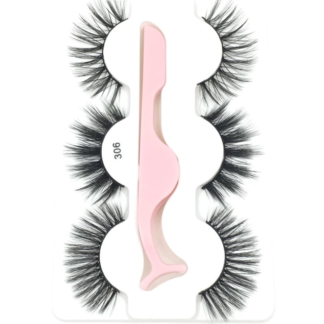 Pestañas postizas Racimos naturales Pestañas postizas mejor valoradas Pestañas Postizas Naturales Adhesivo Reutilizable 3 pares Maquillaje natural de moda Pestañas postiza(Compre 2 y obtenga 1 gratis)
