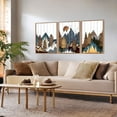 thumbnail image 4 of Hieng Botanical Flower Canvas Wall Art Set Of 3, Modern Nature Wildflower Wall Decor, Rustic Floral Wall Painting, Vintage Flowers Art Prints For Bedroom Living Room Office Decor (12X16 Inch), 4 of 5