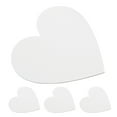 thumbnail image 5 of Masteelf 4 Pcs Mini Canvas Boards Heart Shape Tiny Painting Canvas Panel Cotton Small Painting Canvas Panel For Kids Students Acrylic Paint Markers, 5 of 8