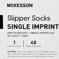 thumbnail image 5 of McKesson Slipper Socks, Non-Skid Hospital Ankle Socks - Gray, Size 2XL, 96 Pairs, 5 of 7