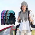 thumbnail image 3 of Lightweight Gym Travel Camping Swimming Yoga Sports 65*30cm Fast Drying Super Absorbent Sun Protection Sports Towel Hoodie Cooling Towel Quick Drying Towel Beach Towel GREY, 3 of 8