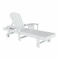 thumbnail image 2 of WestinTrends 2 Piece Adirondack Poly Reclining Chaise Lounge With Arms & Wheels, White, 2 of 5
