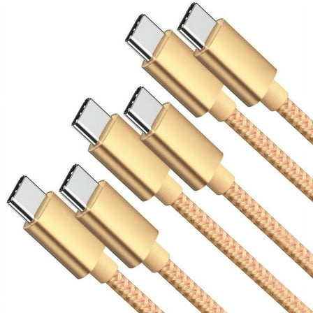 3 Pack 6FT USB-C to USB C Cable