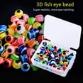 thumbnail image 3 of LICEWO 100Pcs Mixed Color Fishing Line Beads Fish Eyes Shape Beads Fishing Tackle Tool, 3 of 11