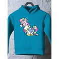 thumbnail image 3 of Rainbow Pony Hoodie Toddler -Image by Shutterstock,  5 Toddler, 3 of 4