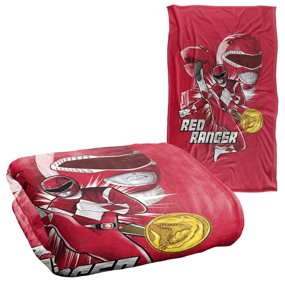 Power Rangers Red Ranger Silky Touch Super Soft Throw Blanket 36" x 58"