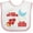 White and Pink, variant on Inktastic I Love My Yaya to the Moon and Back Boys or Girls Baby Bib